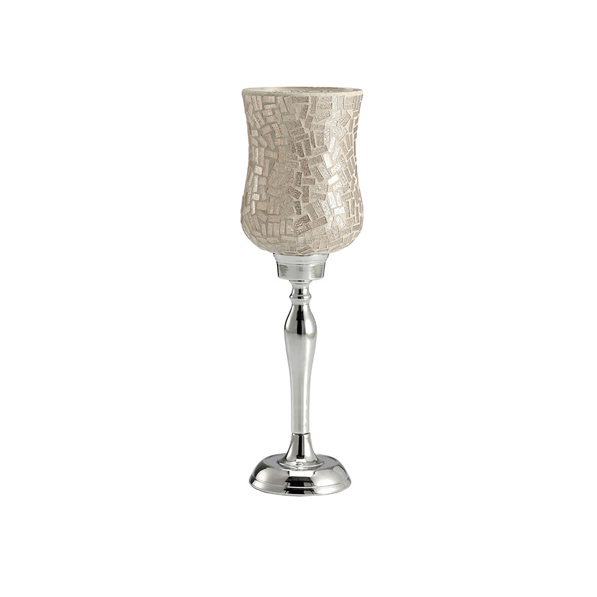 IL70238  Trina Mosaic Candle Holder Medium